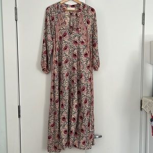 Natalie Martin Fiore Maxi Vintage Flowers Cream/Pink